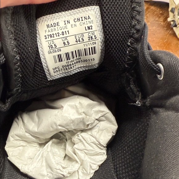 Nike Air Shoes Mens 10.5 Golf Cleat Sneakers Black White 379212-011 - Picture 11 of 11